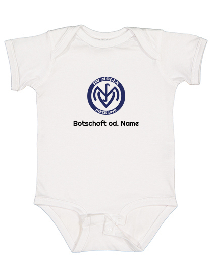 Babystrampler SV Molln von Newborn bis 24 Monate - inklusive Wappen – Bild 2