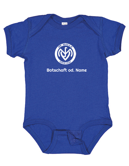 Babystrampler SV Molln von Newborn bis 24 Monate - inklusive Wappen