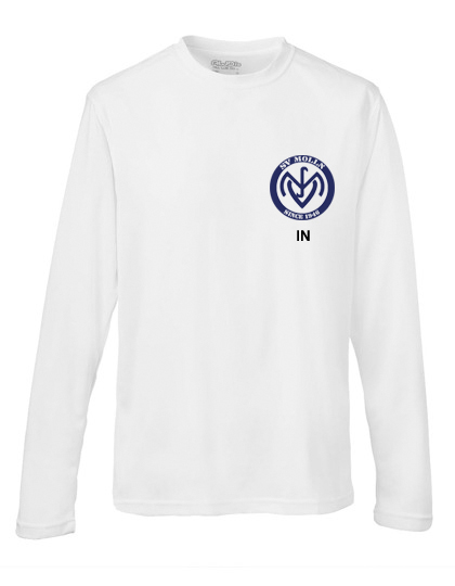 Herren Funktions-Shirt Langarm - 100% Polyester - Stretch & Atmungsaktiv – Bild 3